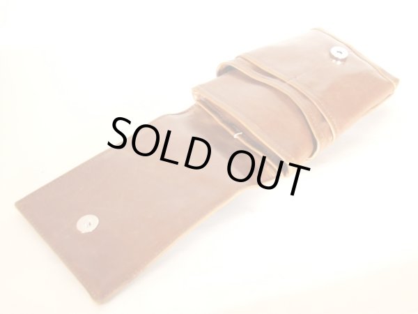 画像6: ワイルド感漂う合皮シザーバッグ【メール便ok】キャメル (6)