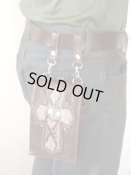 画像9: ワイルド感漂う合皮シザーバッグ（２色有）【メール便ok】 (9)