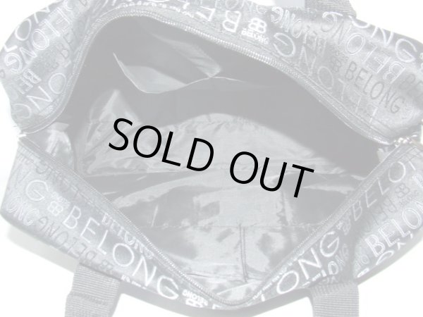 画像8: 英字ロゴプリント2WAYボストンバッグ（２色有） (8)