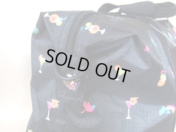 画像4: イルカ熱帯魚カクテル2WAYボストンバッグ（２色有） (4)