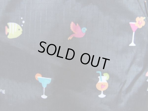 画像5: イルカ熱帯魚カクテル2WAYボストンバッグ（２色有） (5)