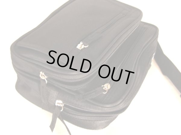 画像5: ７つポケット付き2wayショルダーバッグS黒【メール便ok】 (5)