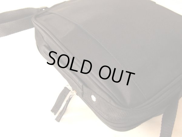 画像4: ７つポケット付き2wayショルダーバッグS黒【メール便ok】 (4)