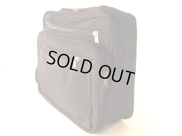 画像3: ６つポケット付き2wayショルダーバッグL黒 (3)