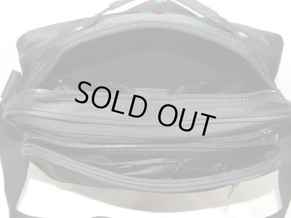 画像5: ６つポケット付き2wayショルダーバッグL黒 (5)