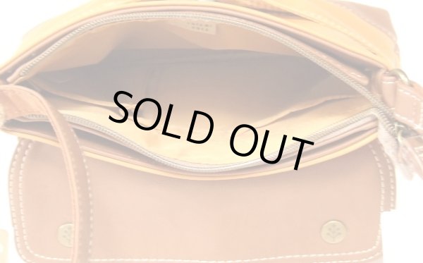 画像5: chiemisacs可愛らしい合皮ショルダーバッグ／キャメル (5)