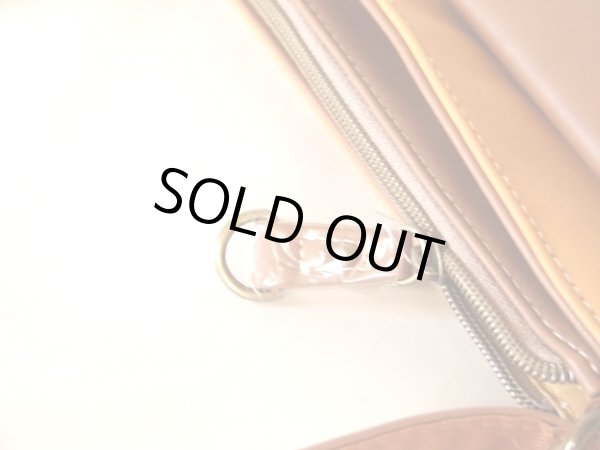 画像6: chiemisacs可愛らしい合皮ショルダーバッグ／キャメル (6)