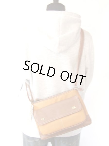 画像8: chiemisacs可愛らしい合皮ショルダーバッグ／キャメル (8)