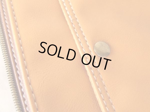 画像7: chiemisacs可愛らしい合皮ショルダーバッグ／キャメル (7)