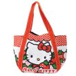 画像1: ハローキティ(HELLO KITTY)いちごバルーントートバッグ (1)