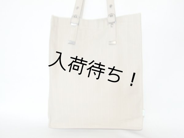 画像2: 持ち手長さ調節可能ピンストライプトートバッグ（３色有） (2)