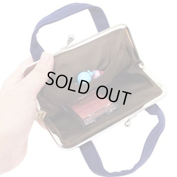 画像3: スヌーピーSNOOPYがま口トート型ポーチ【メール便ok】 (3)