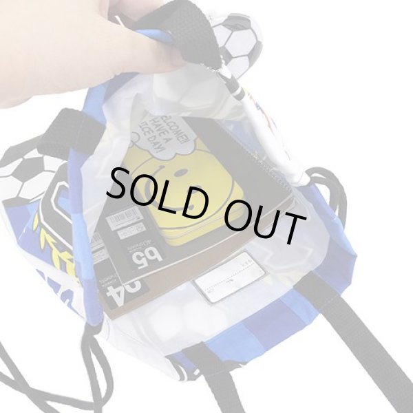 画像3: サッカーボール柄ナップサック【メール便ok】 (3)