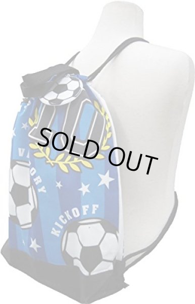 画像4: サッカーボール柄ナップサック【メール便ok】 (4)