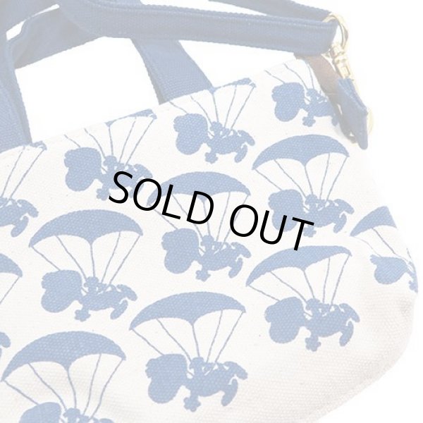 画像4: スヌーピー柄2WAYスマホトートバッグポーチ【メール便ok】 (4)