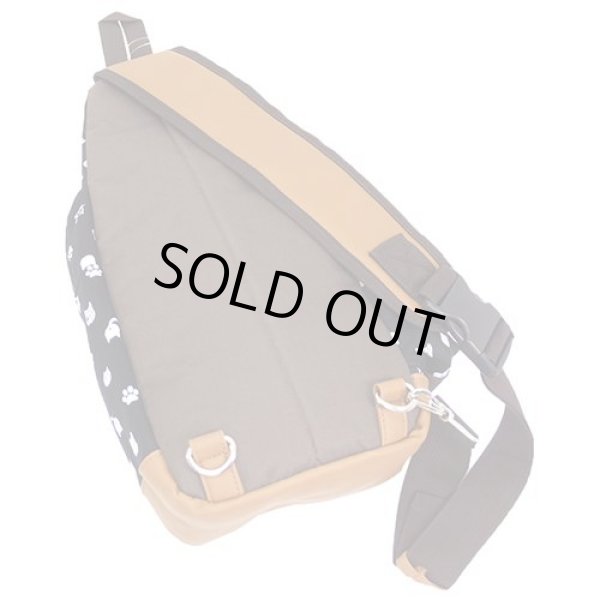 画像2: 猫顔プリントボディバッグ（ピンク） (2)