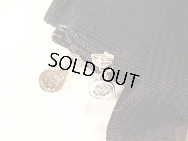 画像3: チェック裏地３室式トートバッグＡ４黒 (3)