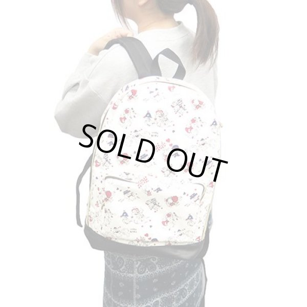 画像7: 水森亜土キュートな合皮ディパックリュック (7)