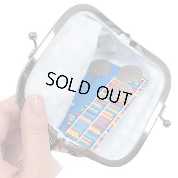 画像3: リラックマちりめんがま口ポーチ小銭入れ（２色有）【メール便ok】 (3)