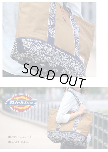 画像5: 【sale】ディッキーズdickiesバンダナ柄トートバッグ（３色有） (5)