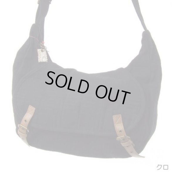 画像6: 織りチェック帆布ショルダーバッグ（２色有） (6)