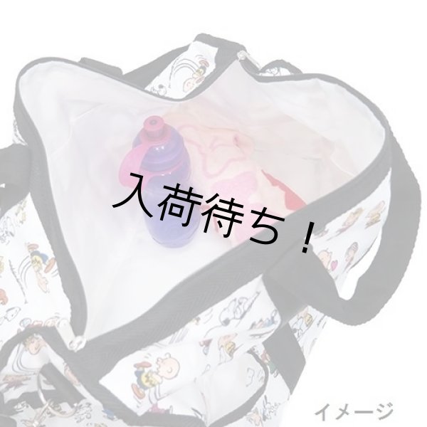 画像3: スヌーピーSNOOPYポケット12個2WAYボストンバッグ／トリコ (3)