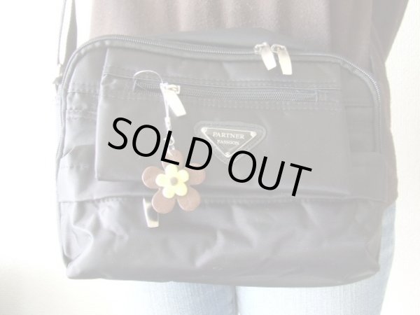 画像3: 本革フラワーチャーム・ストラップ紫ピンク【メール便ok】 (3)