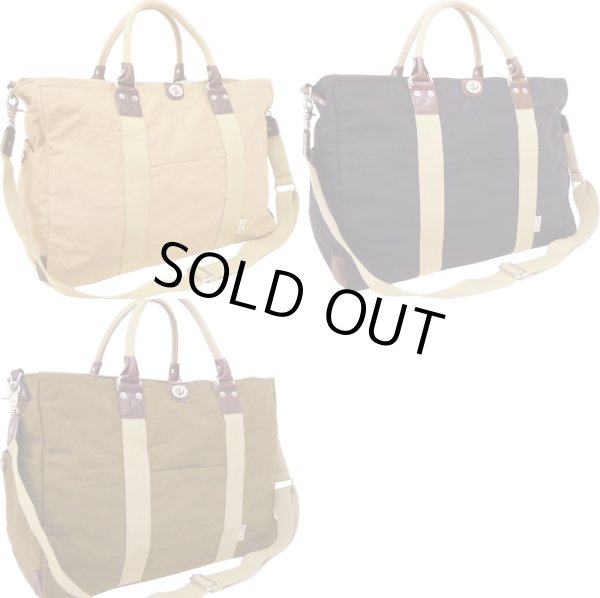 画像1: ＜sale＞１〜２泊の旅行や出張に！メンズ＆レディース人気の帆布工房シックな2wayボストンバッグＭ（３色有）＜送料無料＞ (1)