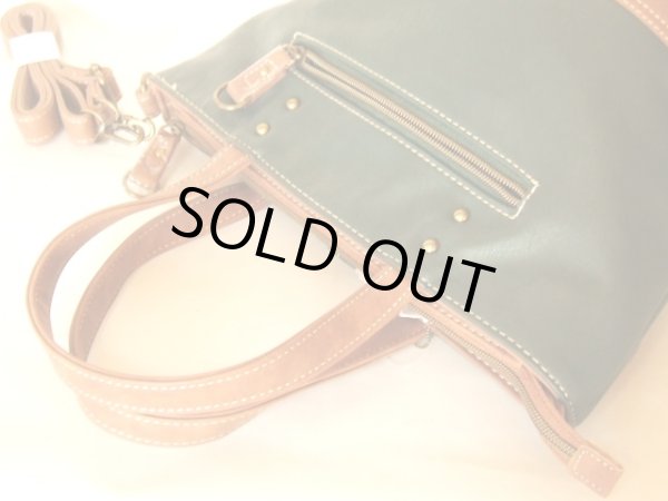 画像3: chiemisacs2wayショルダートートバッグ/モスグリーン (3)