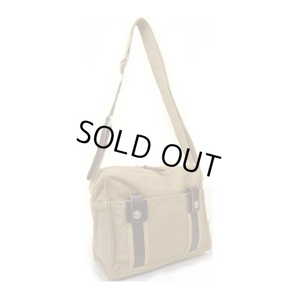 画像2: 【sale】帆布工房LEATHER LINEショルダーバッグ（３色有） (2)