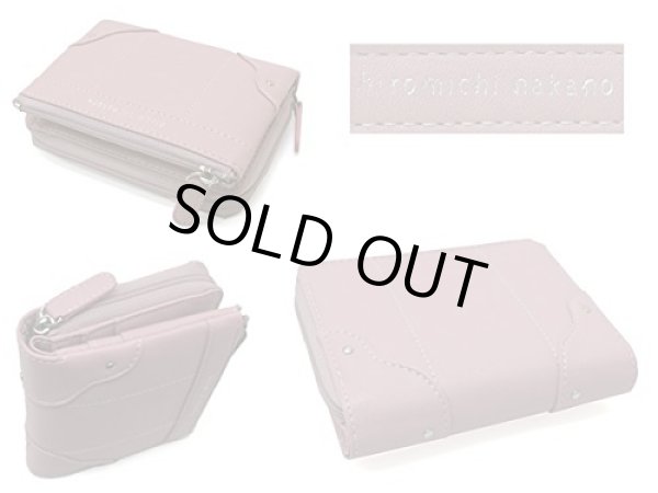 画像2: hiromichi nakanoレディース二つ折り財布ピンク (2)