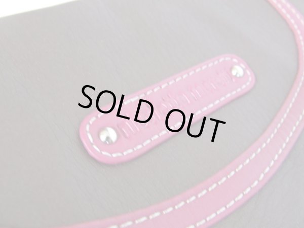 画像5: フェミニンな合皮ショルダーバッグ／ブラウン (5)