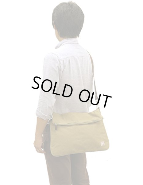 画像12: 拡幅機能 帆布工房口折れショルダーバッグL(４色有) (12)