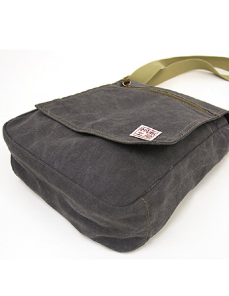 画像9: 帆布工房B5フラップショルダーバッグ縦型S（５色有) (9)