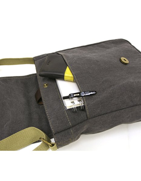 画像11: 帆布工房B5フラップショルダーバッグ縦型S（５色有) (11)