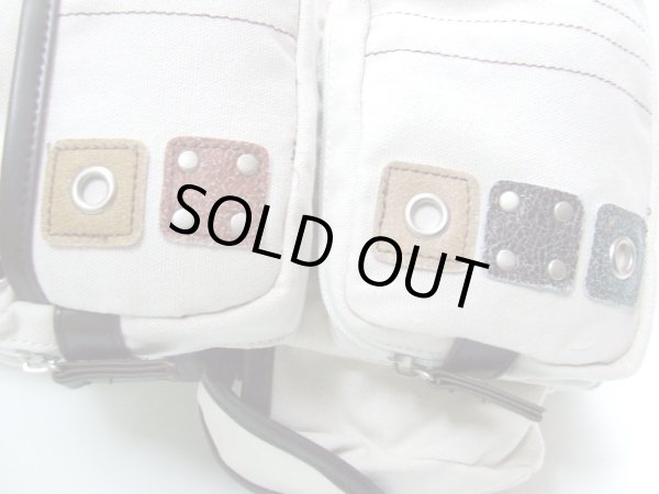 画像7: カラーブロックがアクセント！オシャレなBLOCKS帆布ボディバッグ（３色有） (7)