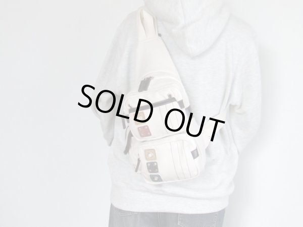 画像9: カラーブロックがアクセント！オシャレなBLOCKS帆布ボディバッグ（３色有） (9)