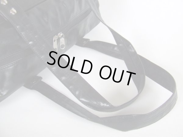 画像4: ハローキティHELLO KITTYパスケース＆底ポケット付きスクールバッグ黒 (4)