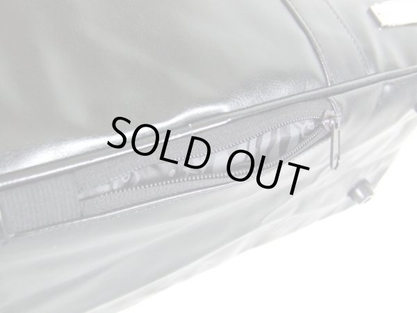 画像7: ハローキティHELLO KITTYパスケース＆底ポケット付きスクールバッグ黒 (7)