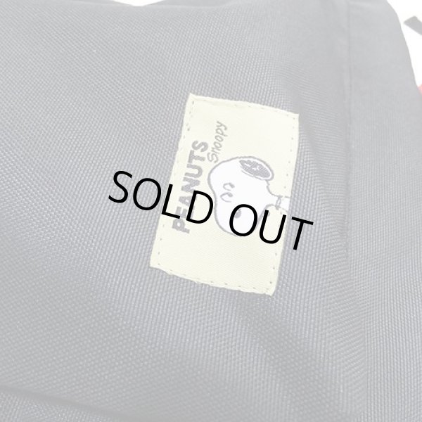 画像4: スヌーピーsnoopyカラフルな裏地ちらし柄ディパック黒 (4)