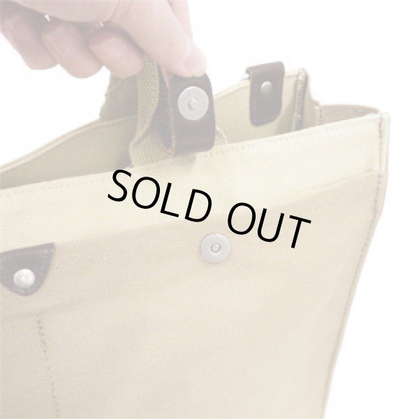 画像9: 【sale】オシャレなカジュアル通勤・通学バッグとしても使える帆布工房２ＷＡＹ横長トートバッグ(４色有) (9)