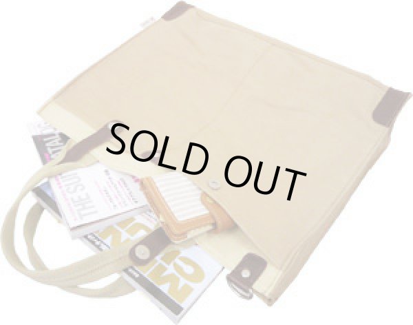 画像7: 【sale】オシャレなカジュアル通勤・通学バッグとしても使える帆布工房２ＷＡＹ横長トートバッグ(４色有) (7)