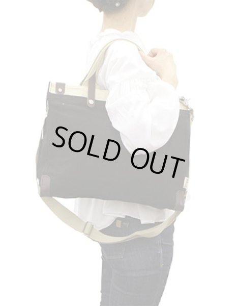 画像11: 【sale】オシャレなカジュアル通勤・通学バッグとしても使える帆布工房２ＷＡＹ横長トートバッグ(４色有) (11)