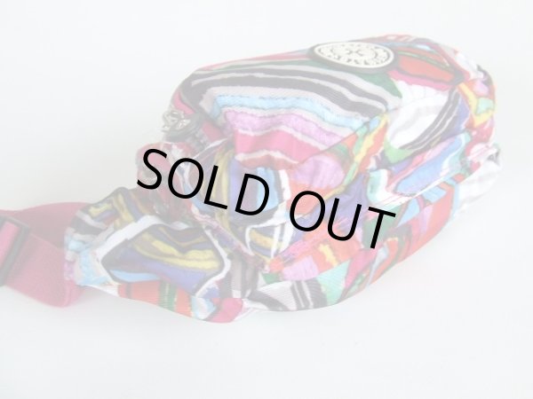 画像3: レインボーカラー小振りサイズのウエストバッグ【メール便ok】 (3)