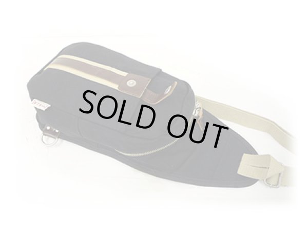 画像6: 帆布工房牛革レザーラインボディバッグ【３色有】 (6)