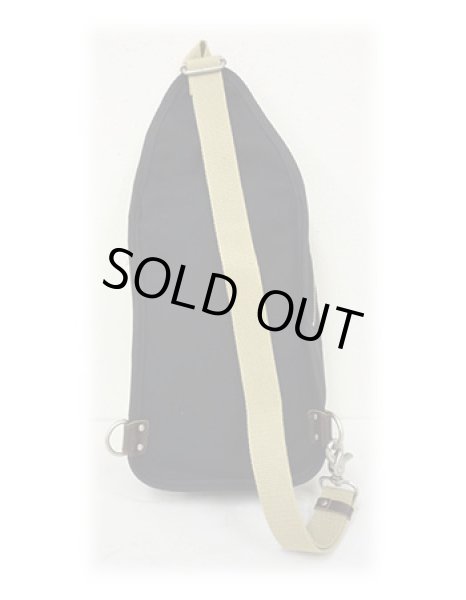 画像5: 帆布工房牛革レザーラインボディバッグ【３色有】 (5)