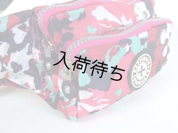 画像3: マルチカラー小振りサイズのウエストバッグ【メール便ok】 (3)