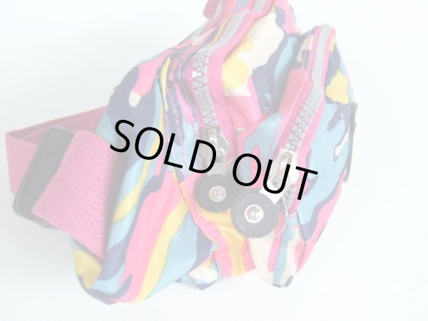 画像4: カラフルカラー小振りサイズのウエストバッグ【メール便ok】 (4)