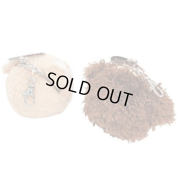 画像3: プードル犬ぬいぐるみフェイスがま口ポーチ (3)