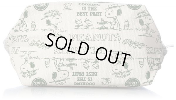 画像2: スヌーピーSNOOPYコミック柄ミニトートバッグ緑【メール便ok】 (2)